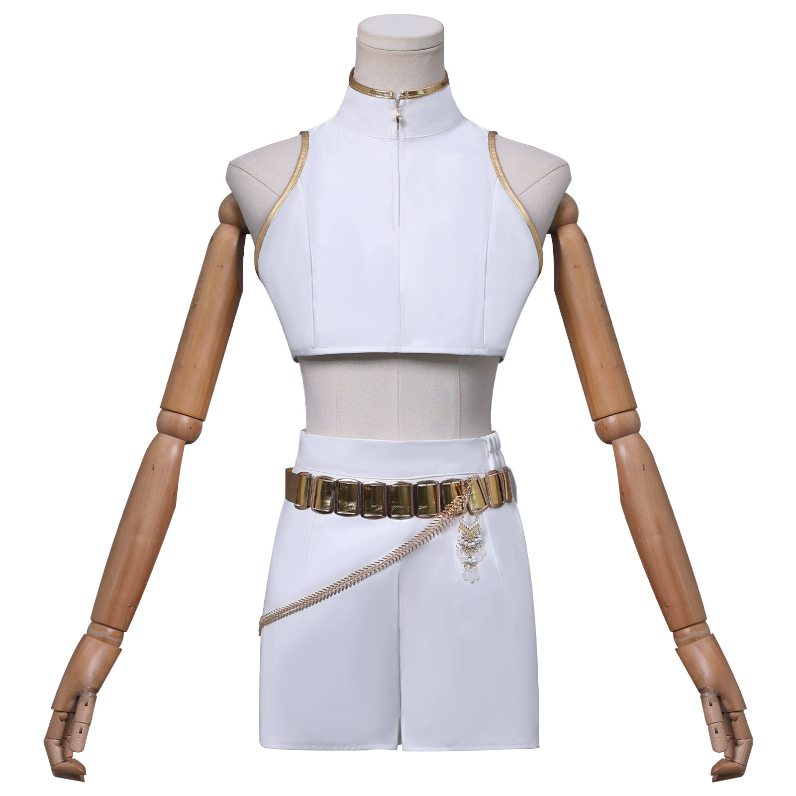 KPop Demon Hunters Rumi White Stage Clothes Cosplay Costume